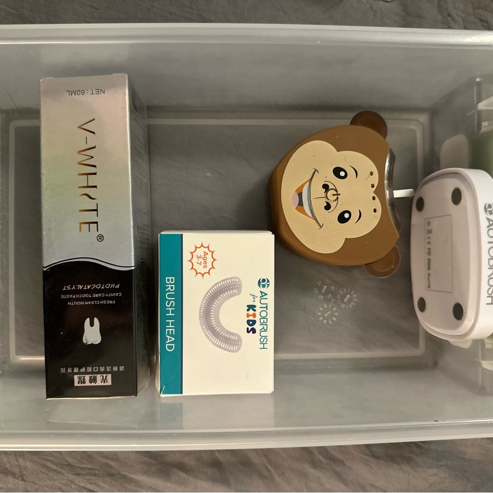 Kids Autobrush Electric Toothbrush Set - Monkey